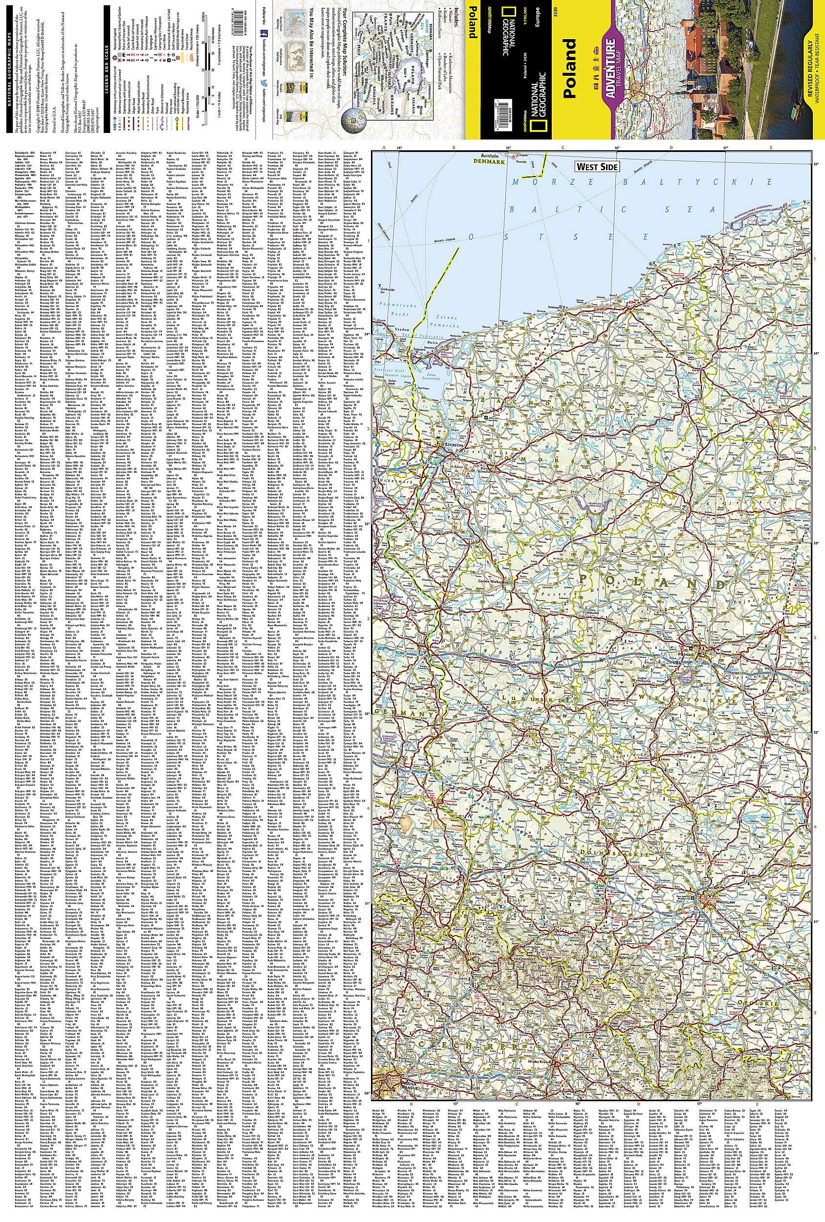 Poland Map (National Geographic Adventure Map, 3330)