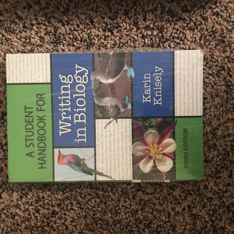 A Student Handbook for Writing in Biology