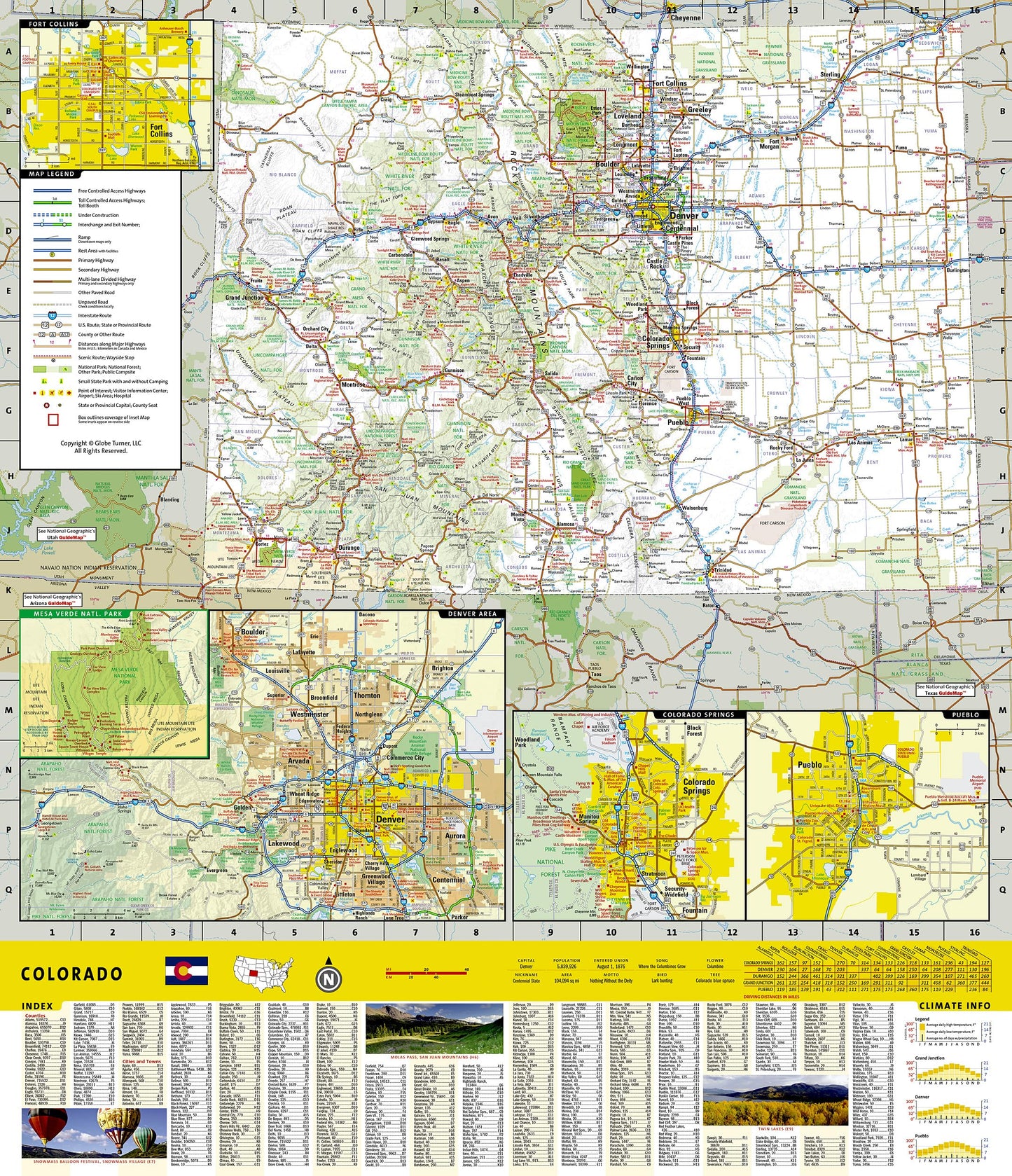 Colorado Map (National Geographic Guide Map)