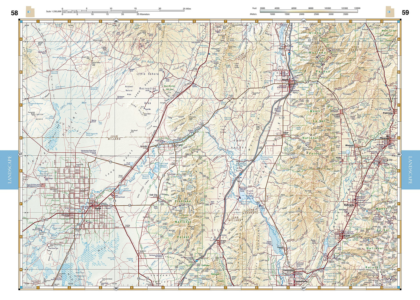 Benchmark Utah Road & Recreation Atlas, 6th Edition