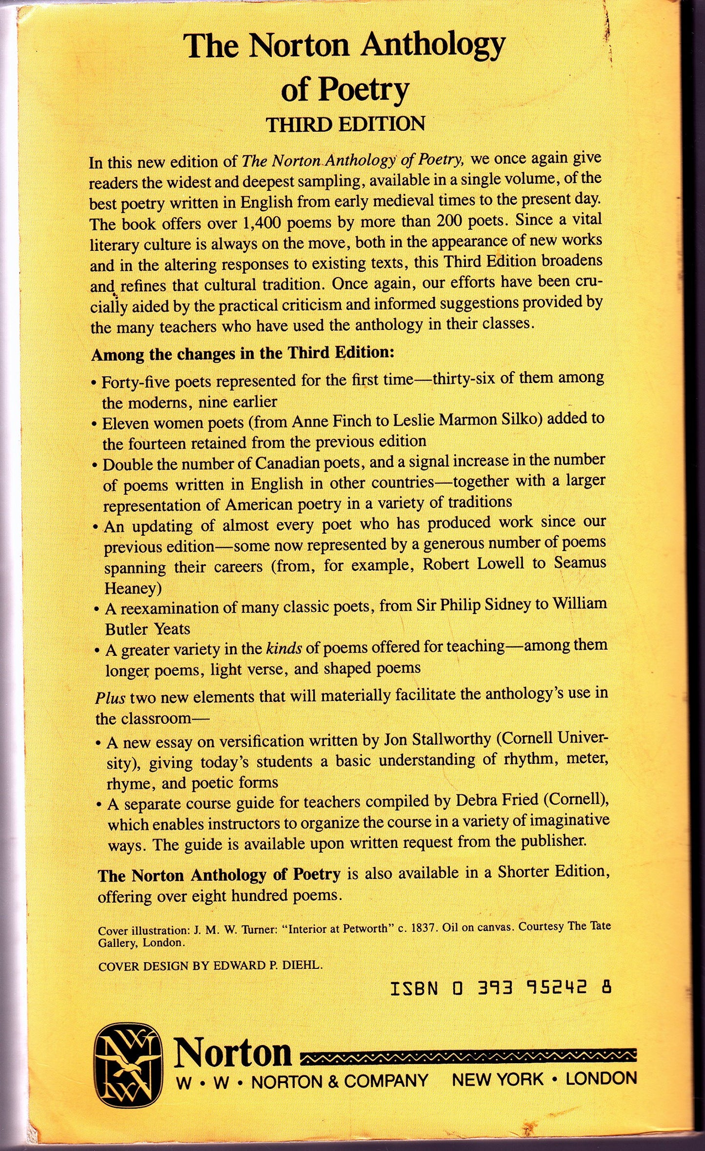 The Norton Anthology of Poetry by Herbert Barrows Caesar