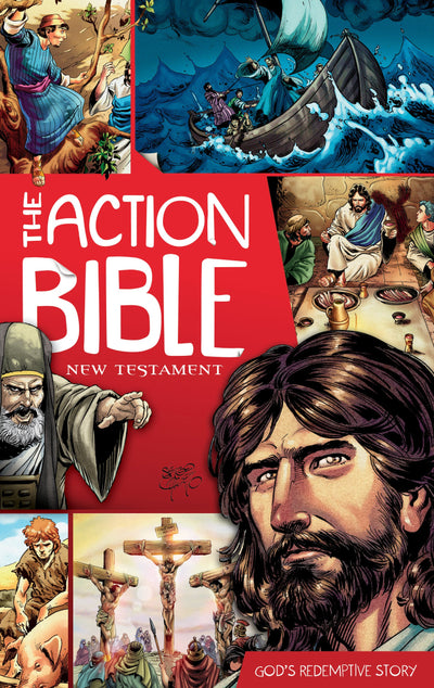 The Action Bible New Testament: God's Redemptive Story by Ma