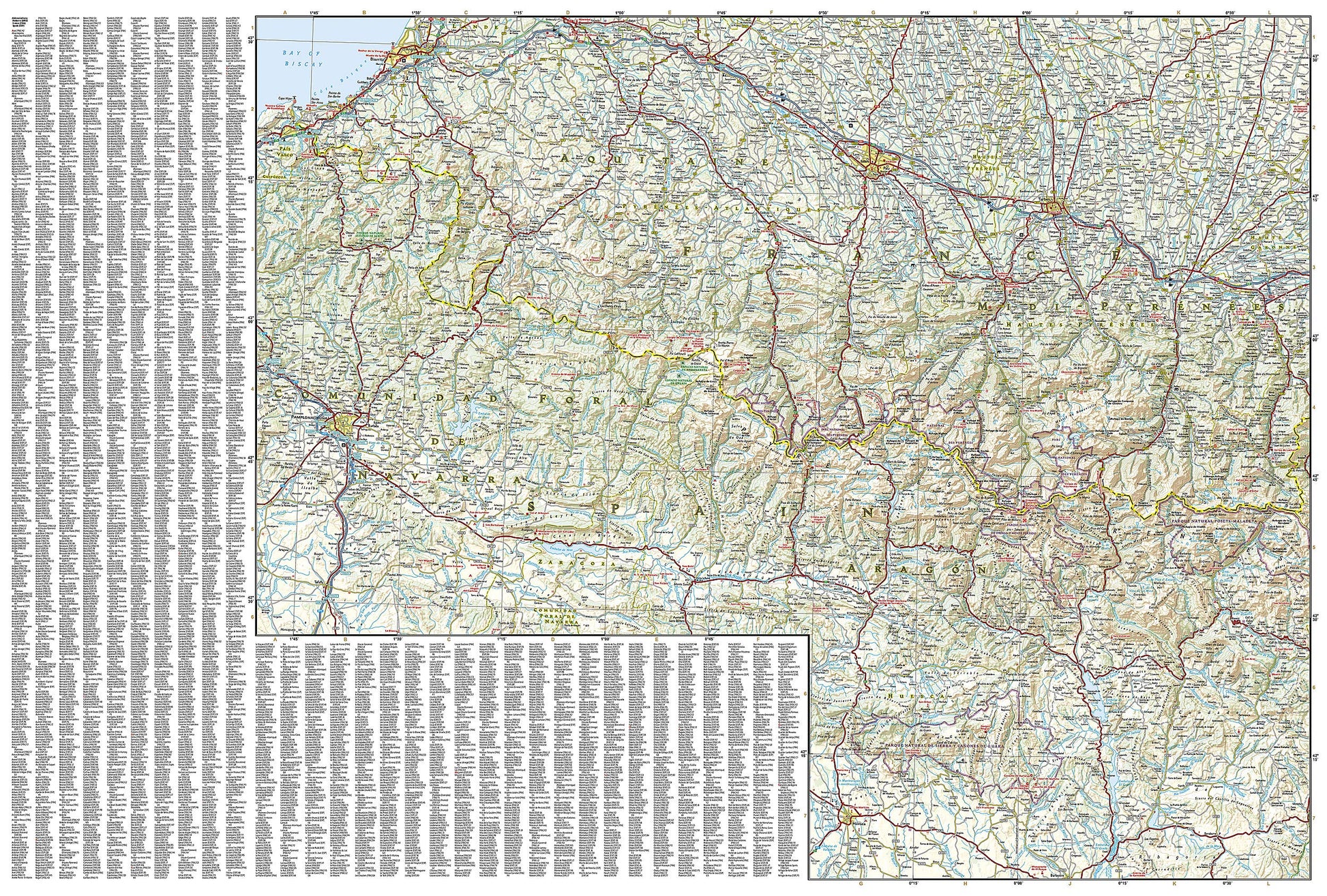 Pyrenees and Andorra Map (National Geographic Adventure Map, 3308)