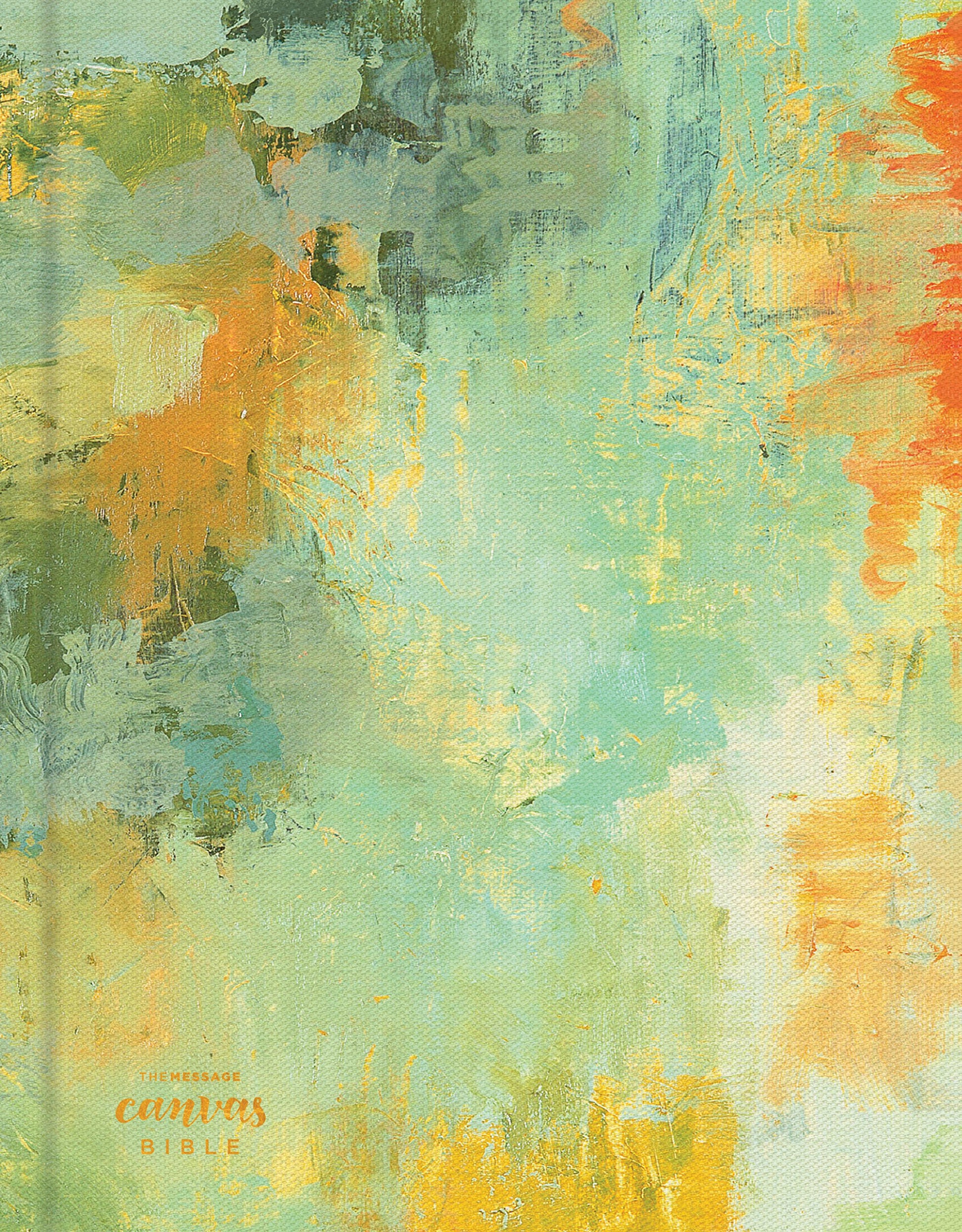 The Message Canvas Bible (Hardcover, Spring Palette): Coloring and Journaling the Story of God