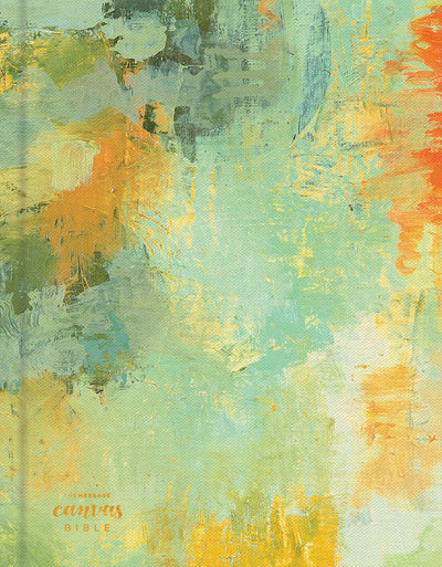 The Message Canvas Bible (Hardcover, Spring Palette): Coloring and Journaling the Story of God