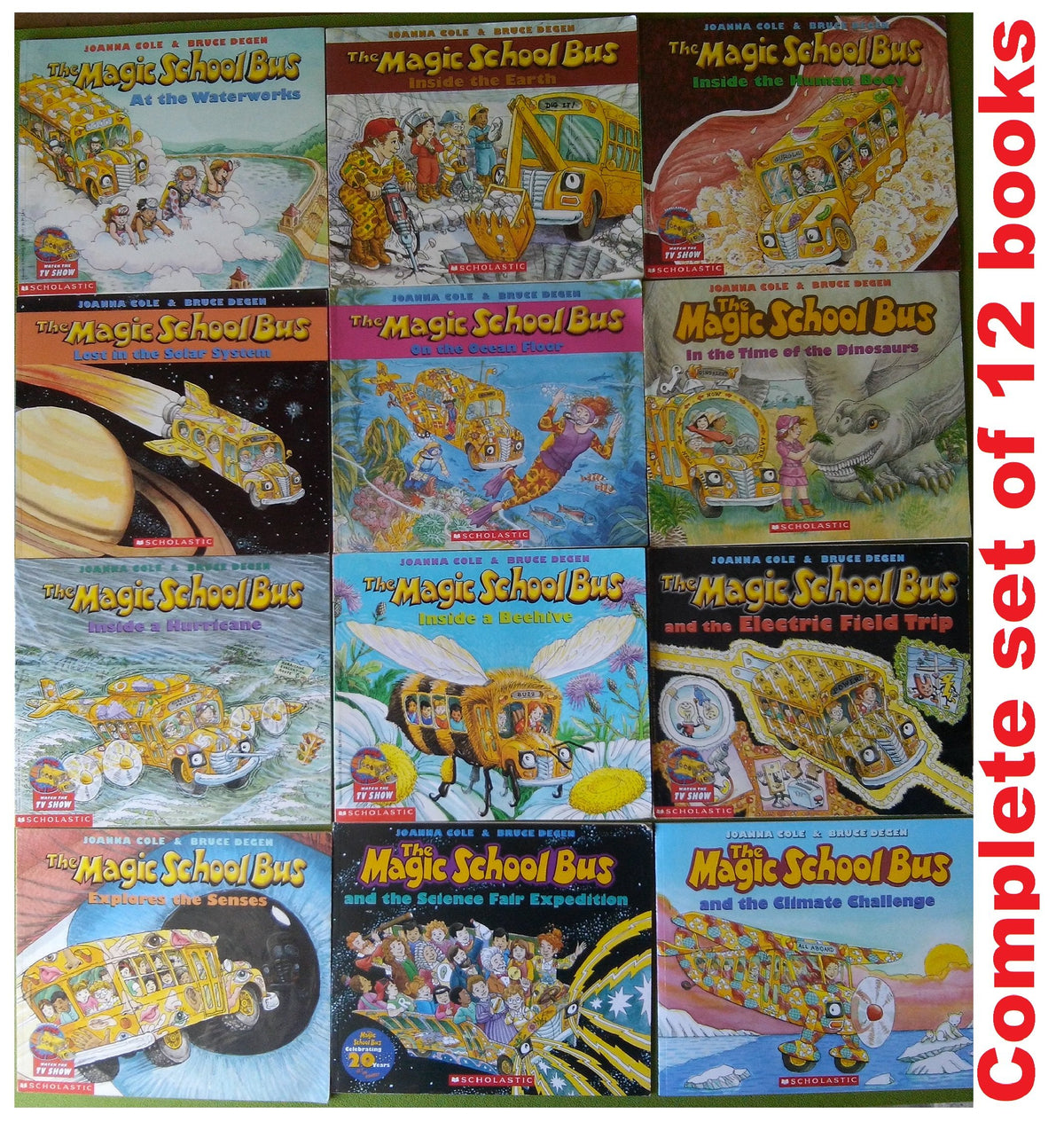 Magic school Bus: ( Original Series) Complete Set; 12 Books