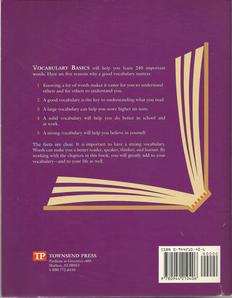Vocabulary Basics — back cover