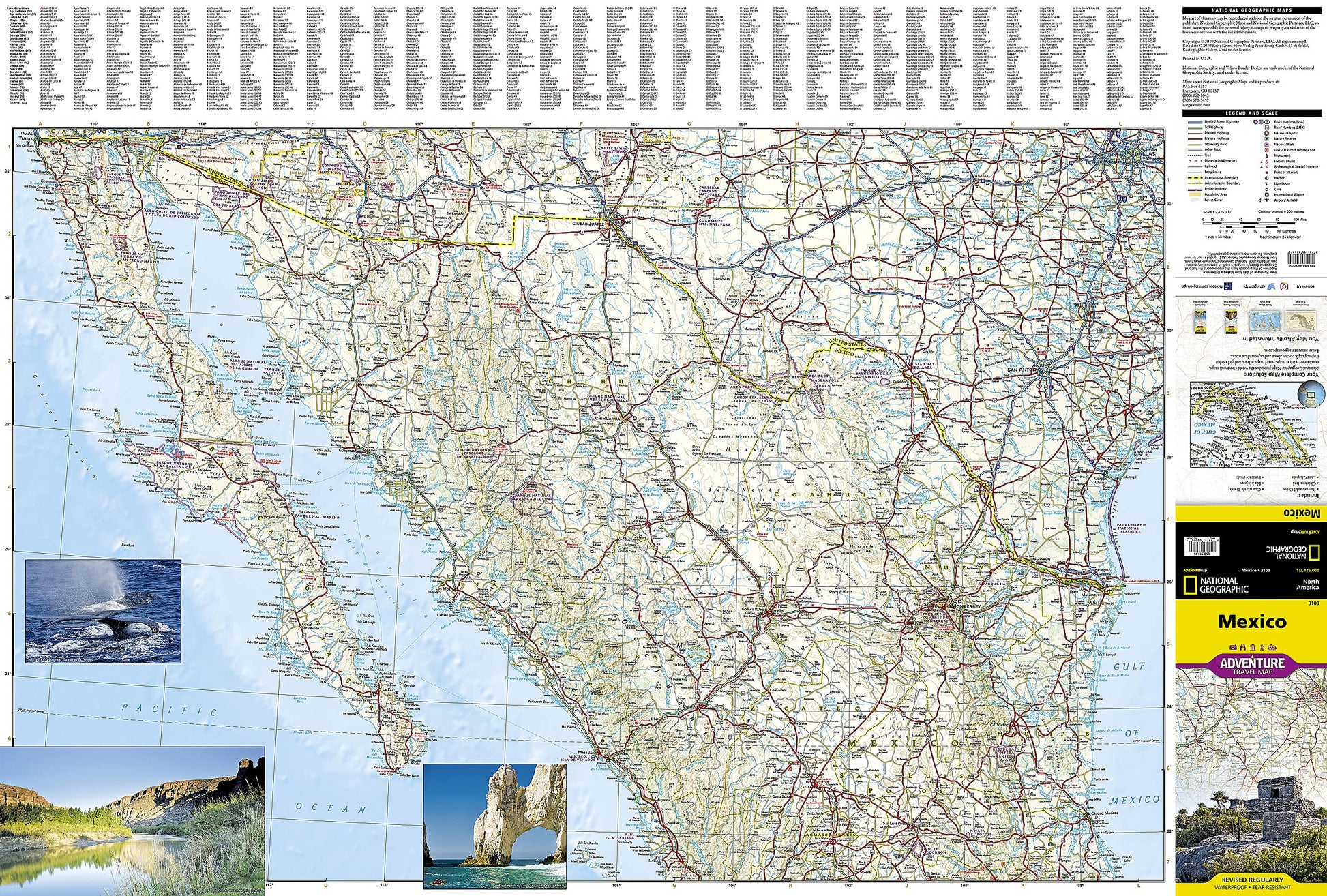 Mexico Map (National Geographic Adventure Map, 3108)