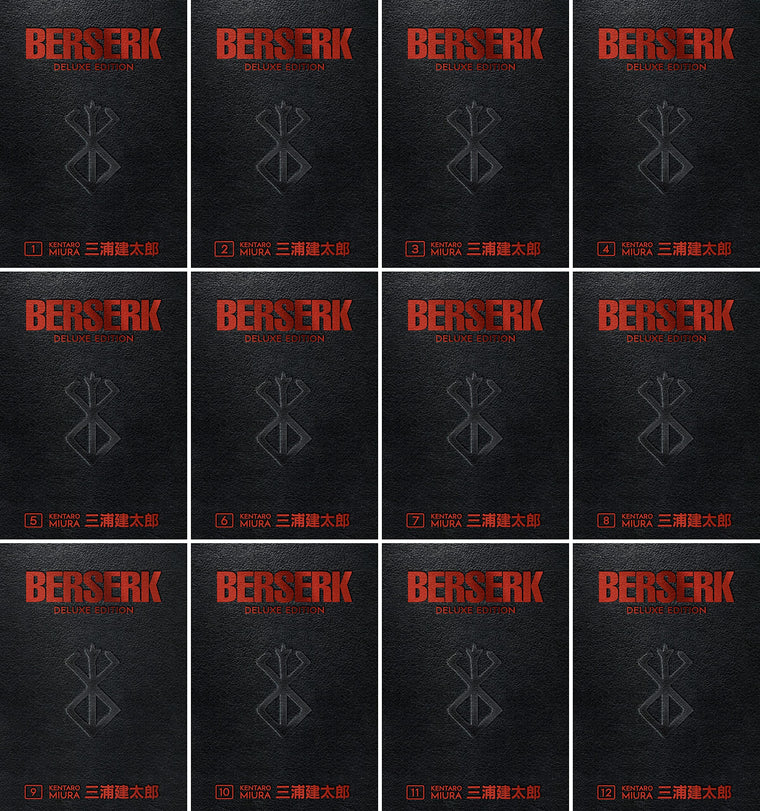 Berserk Deluxe Edition: The Complete Hardcover Collection, Books 1-12