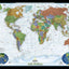 National Geographic World Wall Map - Decorator - Laminated (Enlarged: 73 x 48 in) (National Geographic Reference Map)