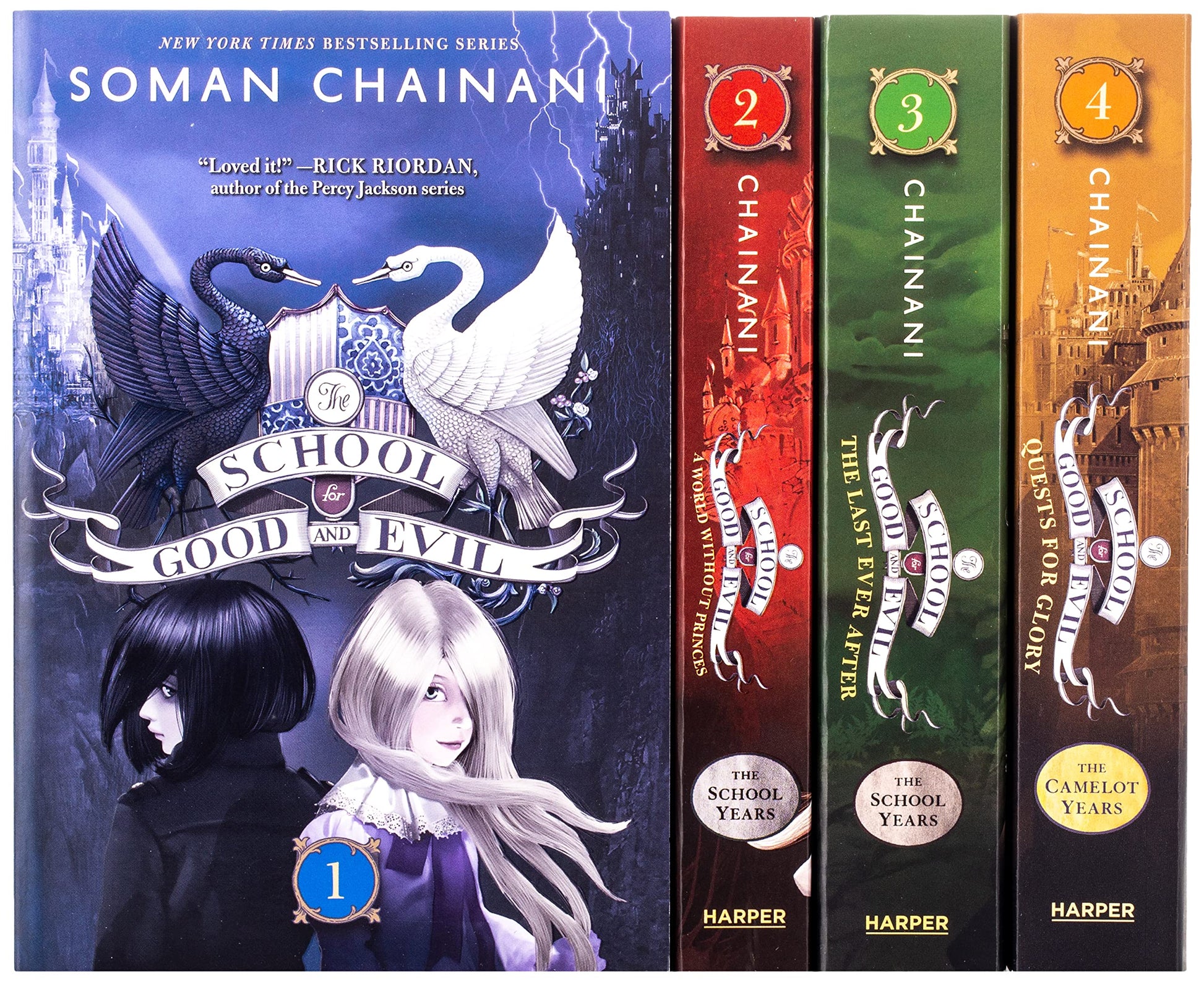 The School for Good and Evil Books 1-4 Paperback Box Set: Now a Netflix Originals Movie