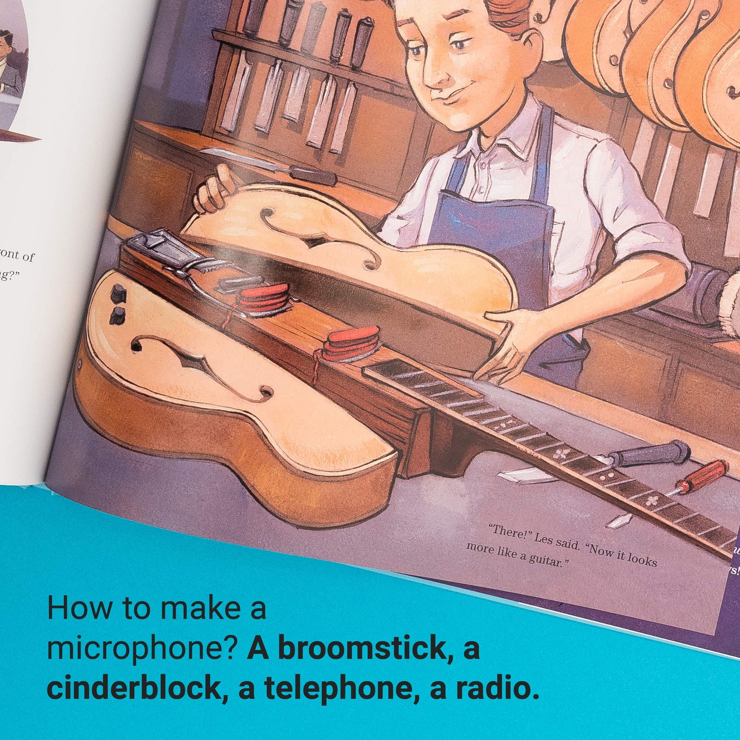 Guitar Genius: How Les Paul Engineered the Solid-Body Electric Guitar and Rocked the World (Childrens Music Books, Picture Books, Guitar Books, Music Books for Kids)