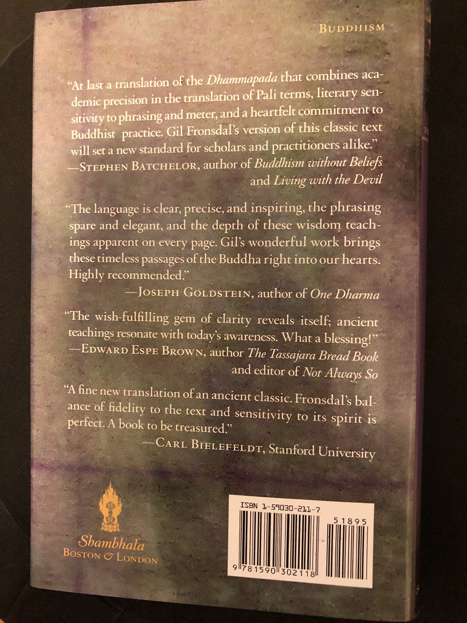 The Dhammapada: A New Translation of the Buddhist Classic with Annotations