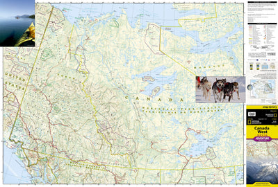 Canada West Map (National Geographic Adventure Map, 3113)