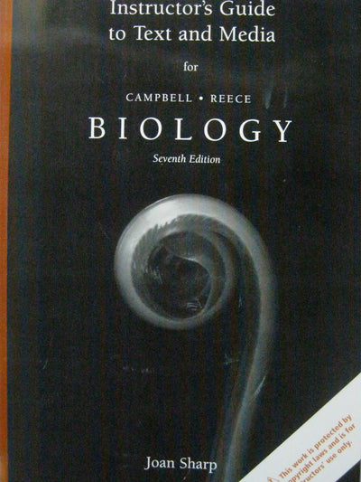 Instructor's Guide to Text and Media for Biology