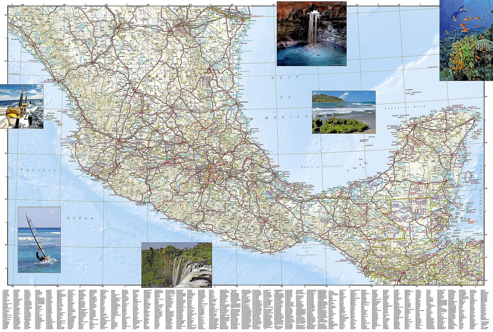 Mexico Map (National Geographic Adventure Map, 3108)