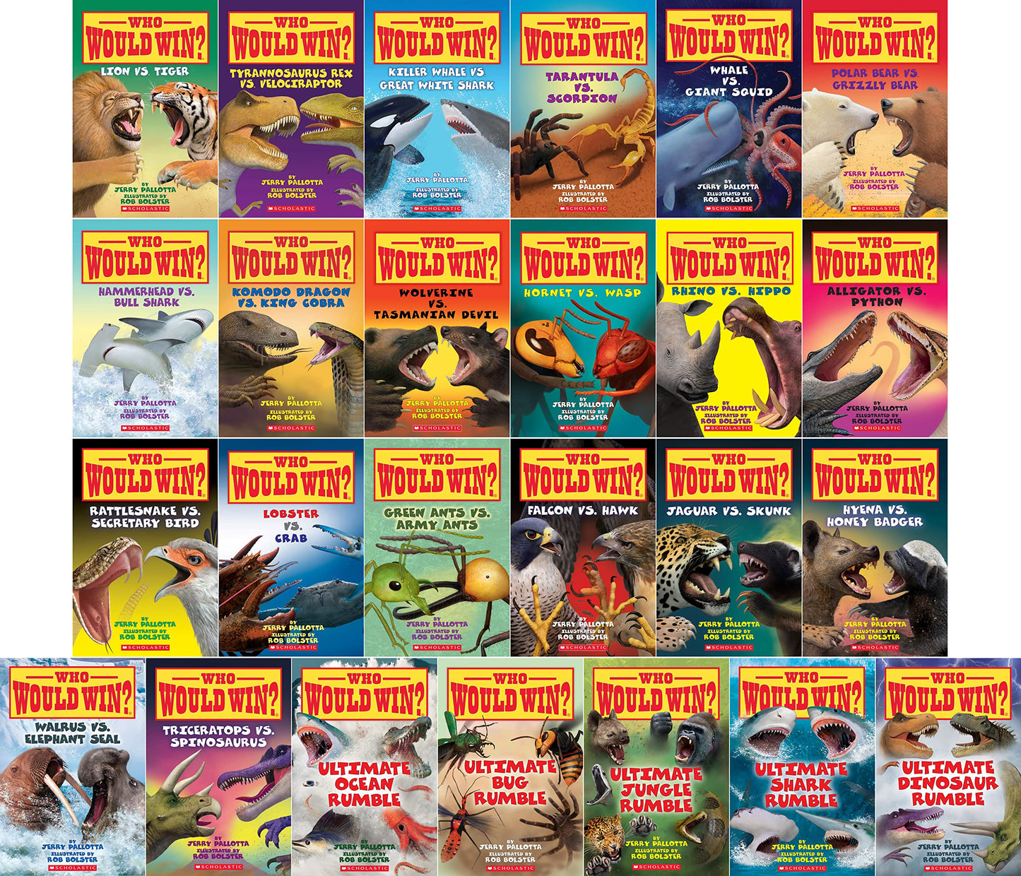 Who Would Win Complete Collection  25 Books  Book Series Kids