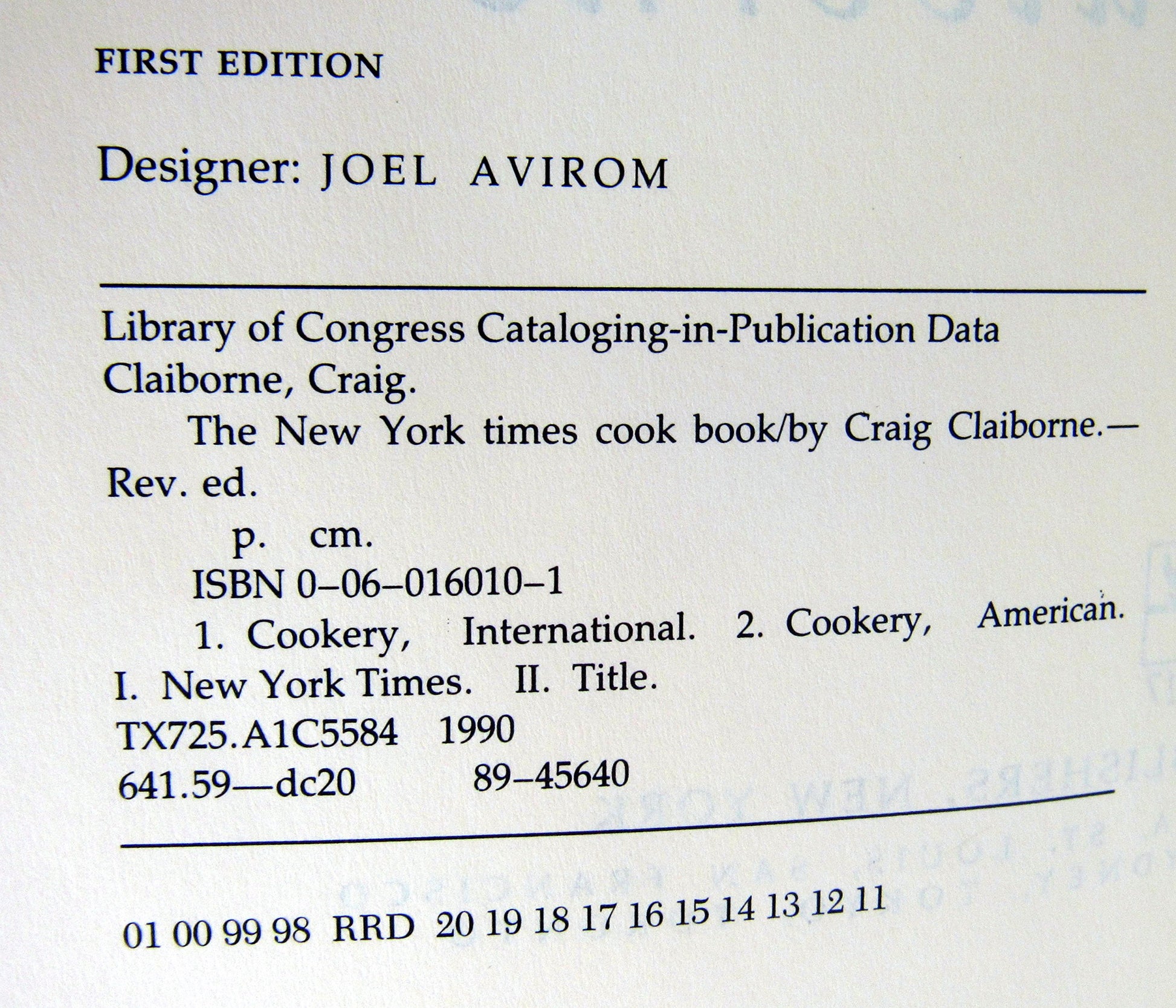 The New York Times Cook Book