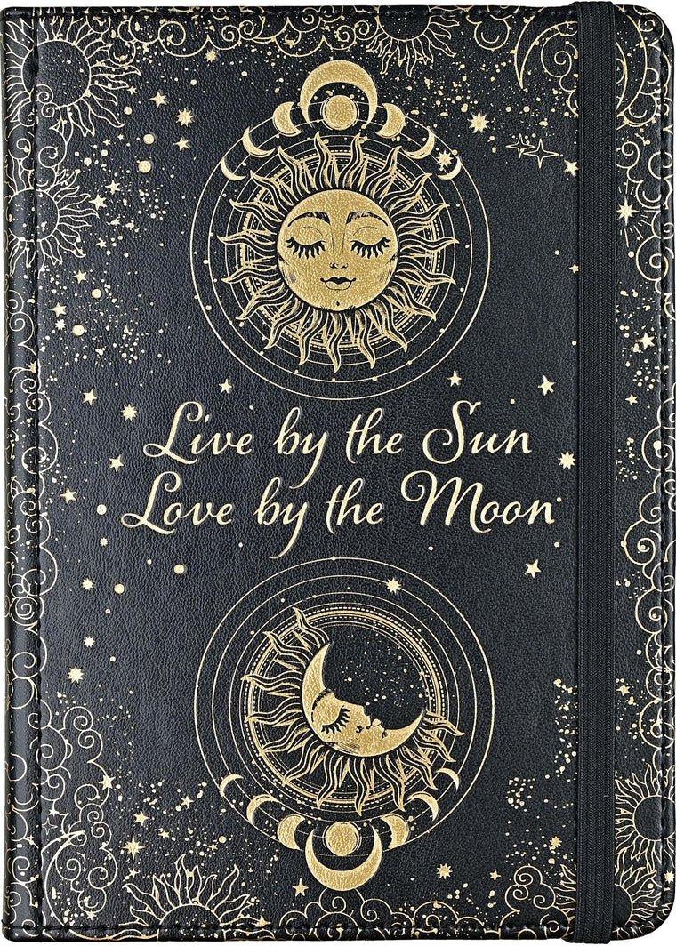 Live by the Sun Artisan Journal (Vegan Leather Notebook)