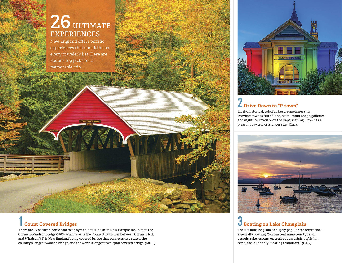 Fodor's New England: with the Best Fall Foliage Drives & Scenic Road Trips (Full-color Travel Guide)