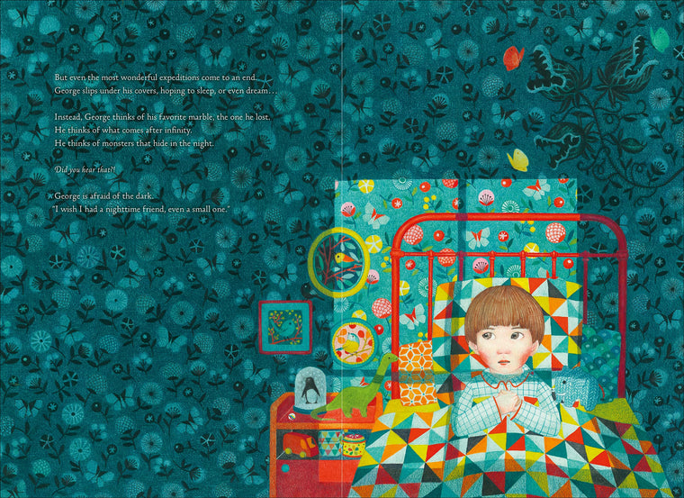 George and His Nighttime Friends — back cover