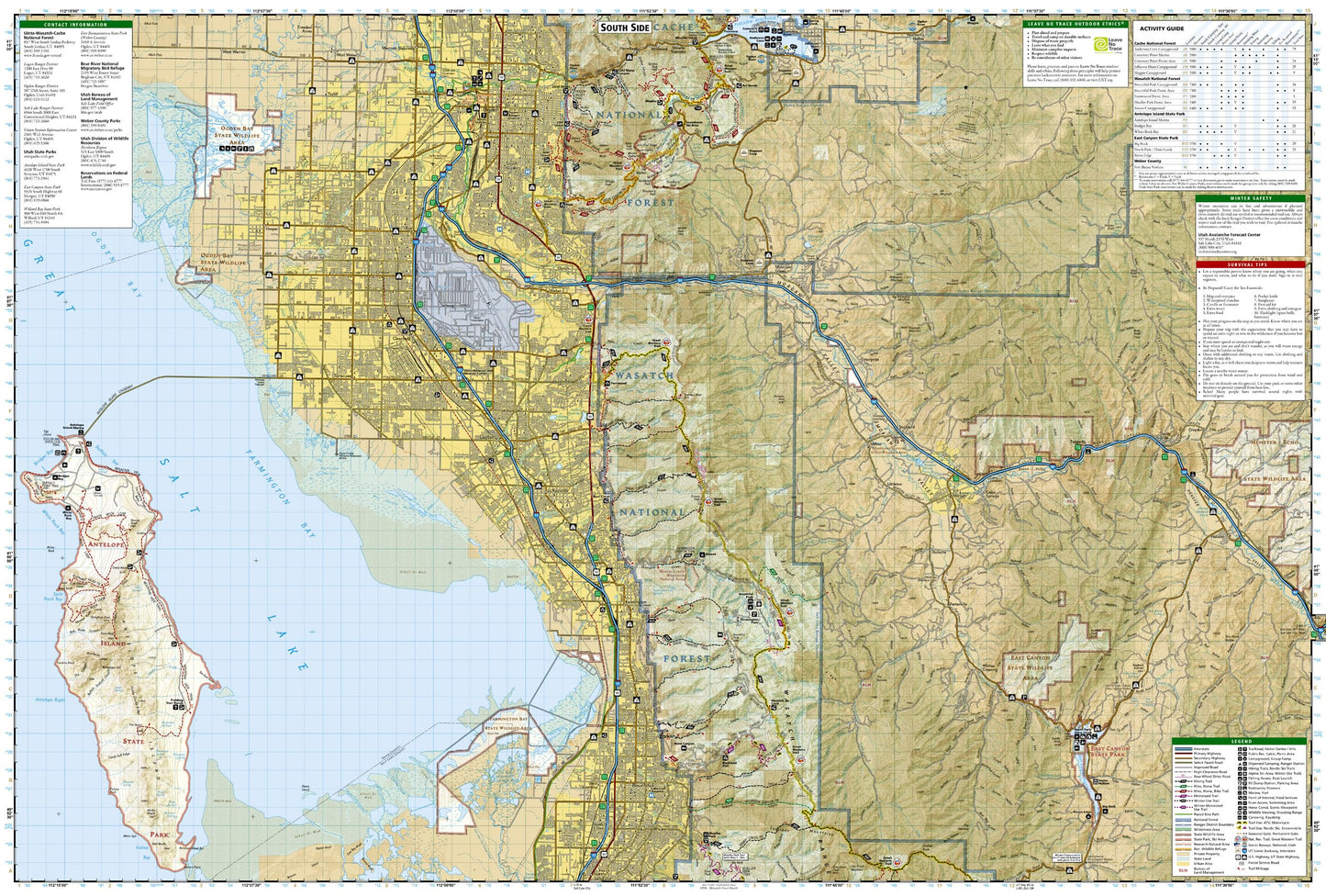 Ogden, Monte Cristo Range Map (National Geographic Trails Illustrated Map, 700)