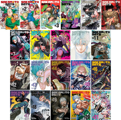 Sakamoto Days (Vol. 1-21) Complete Manga Series Collection  21 Books Set by Yuto Suzuki
