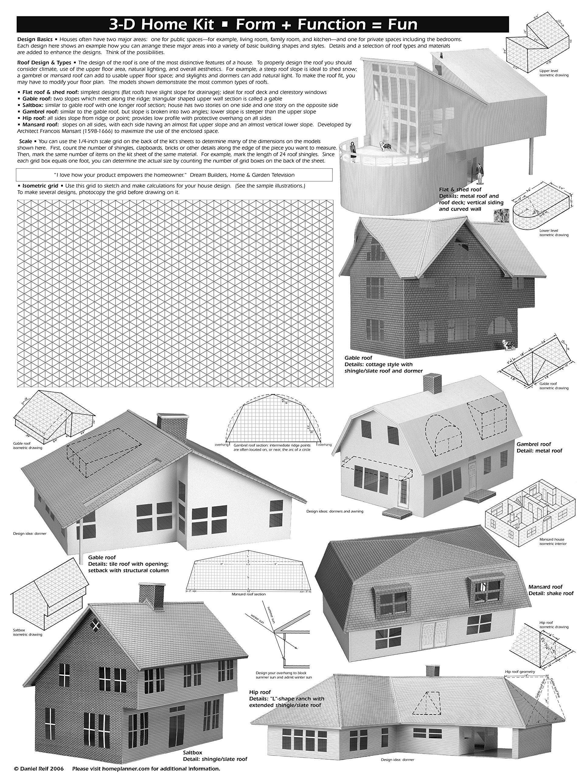 3-D Home Kit: All You Need to Construct a Model of Your Own Home or Addition