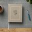 NKJV, Journal the Word Bible: Reflect, Journal or Create Art Next to Your Favorite Verses (Stone Leathersoft over board, Red Letter, Comfort Print)