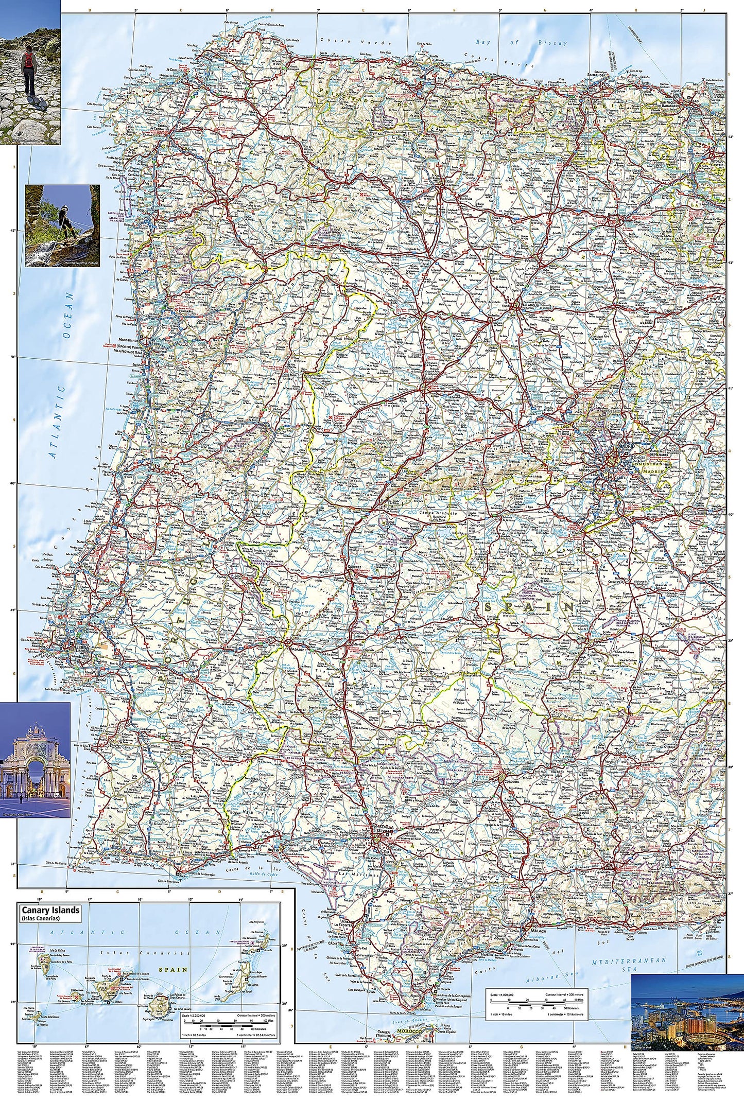 Spain and Portugal Map (National Geographic Adventure Map, 3307)