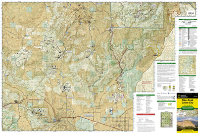 Pikes Peak, Caon City Map (National Geographic Trails Illustrated Map, 137)