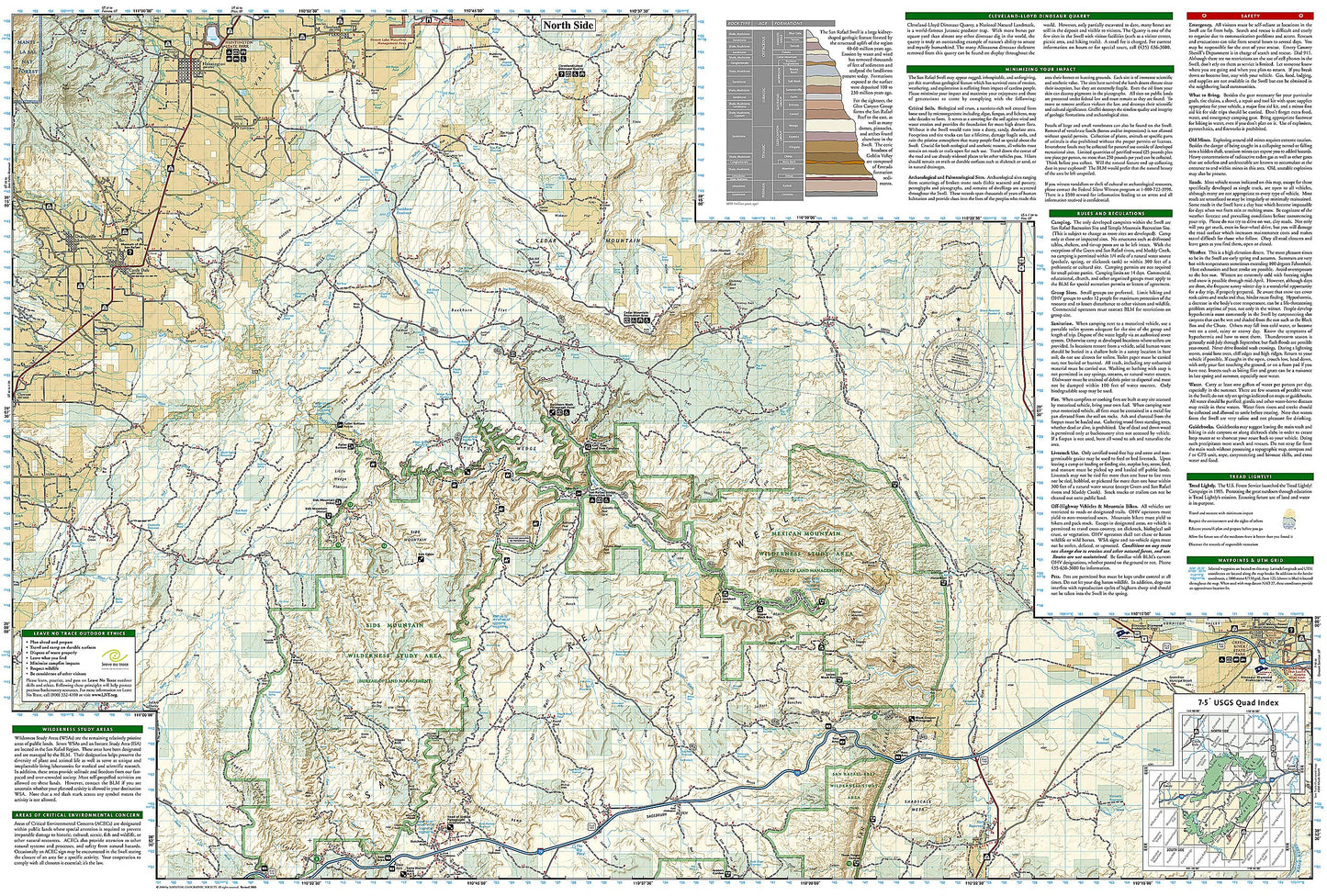 San Rafael Swell Map [BLM - Price Field Office] (National Geographic Trails Illustrated Map, 712)