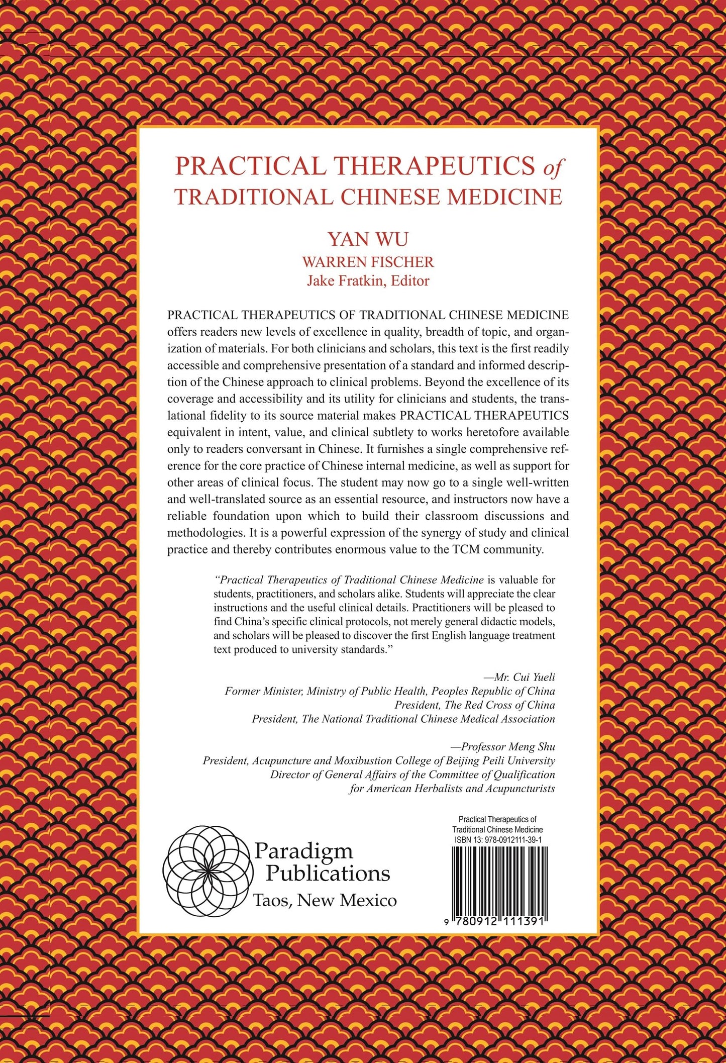 Practical Therapeutics of Traditional Chinese Medicine