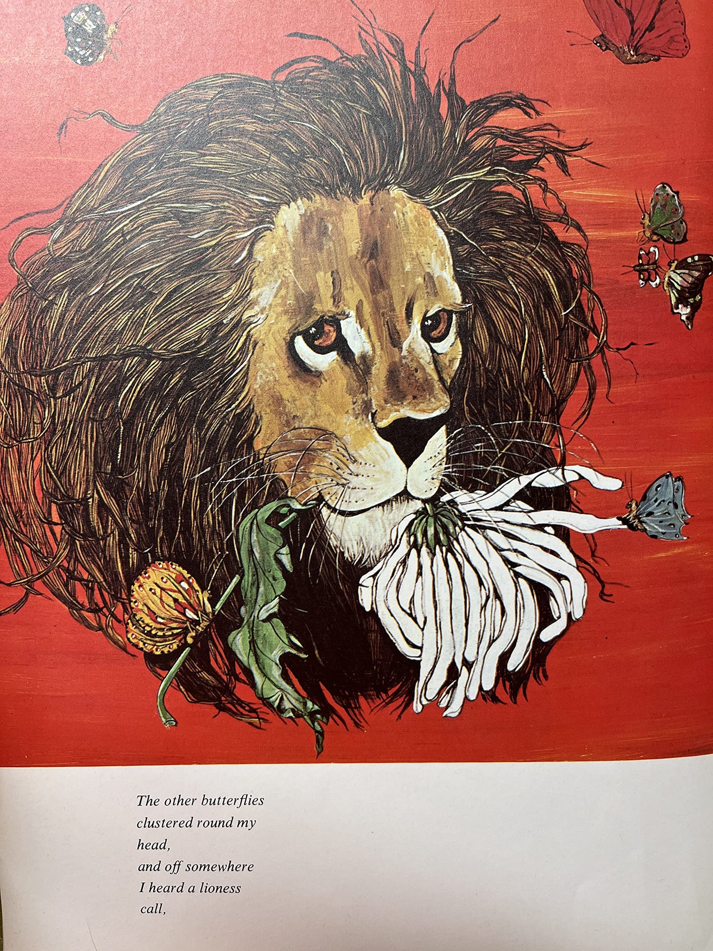 Lion and Blue by Robert Vavra