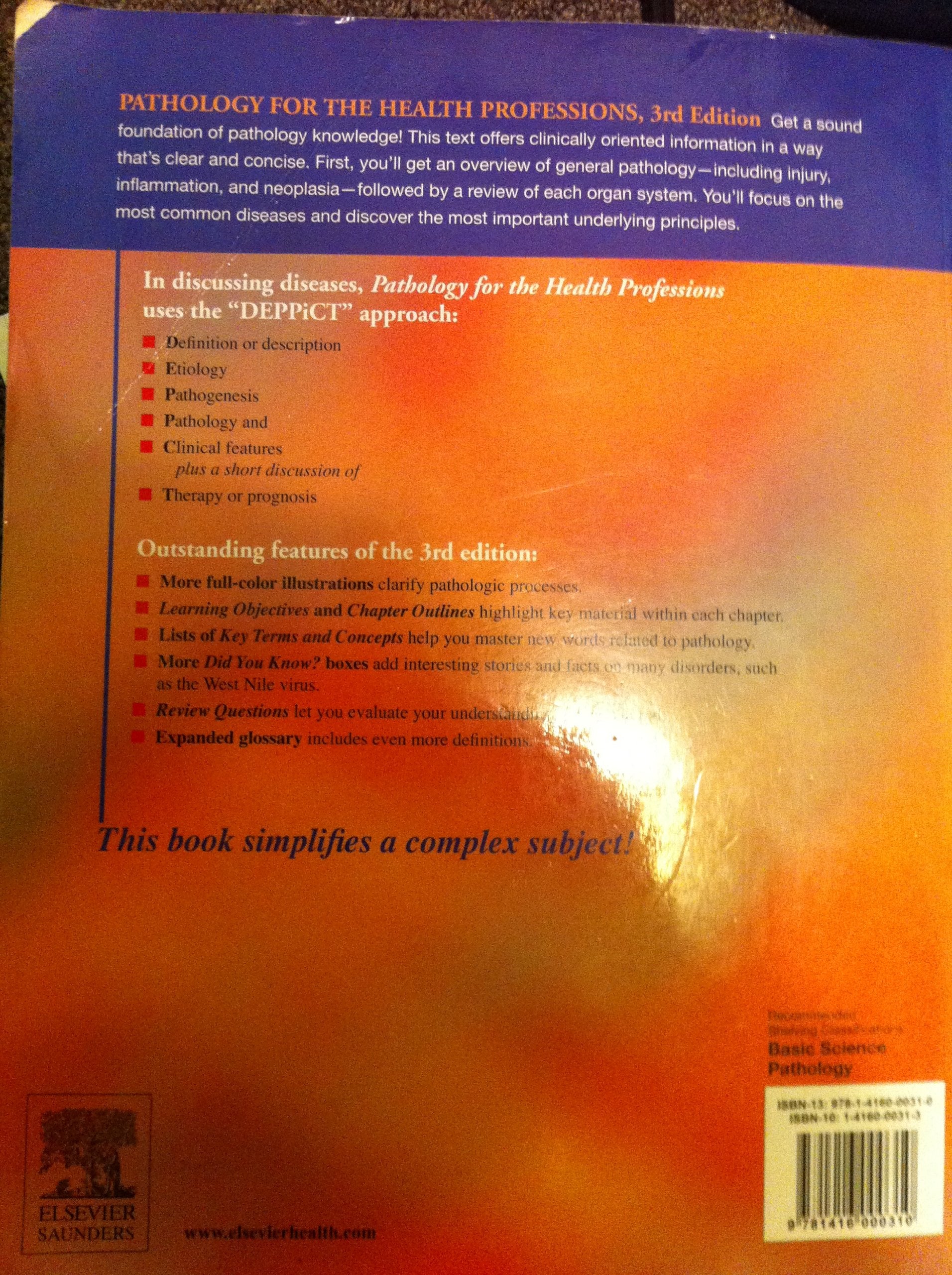 Pathology for the Health Professions