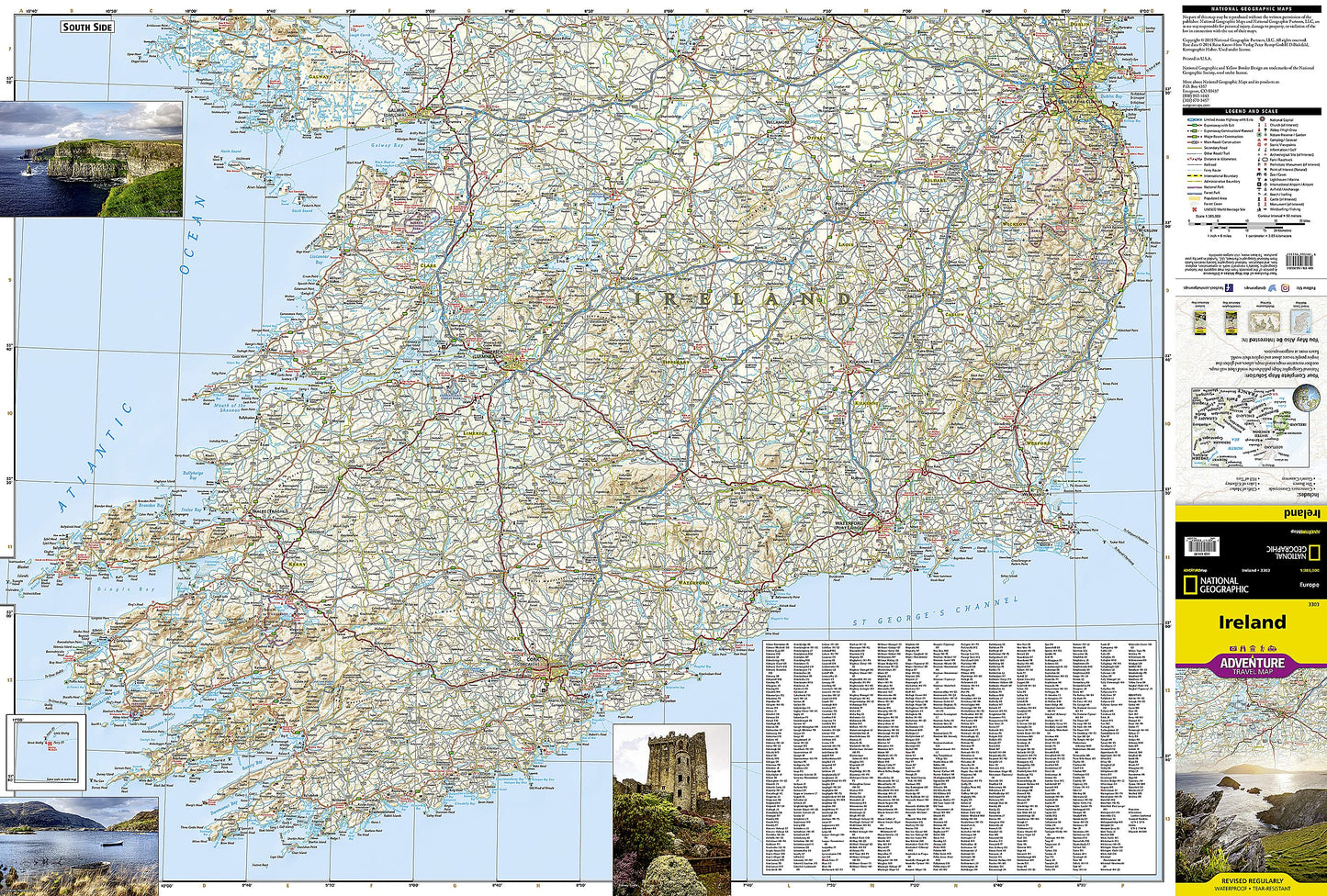 Ireland Map (National Geographic Adventure Map, 3303)