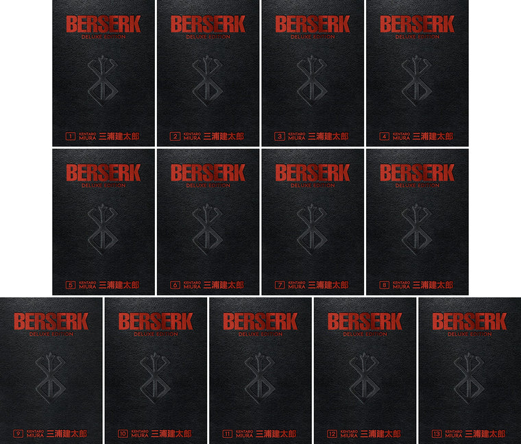 Berserk Deluxe Hardcover Collection, Books 1-13