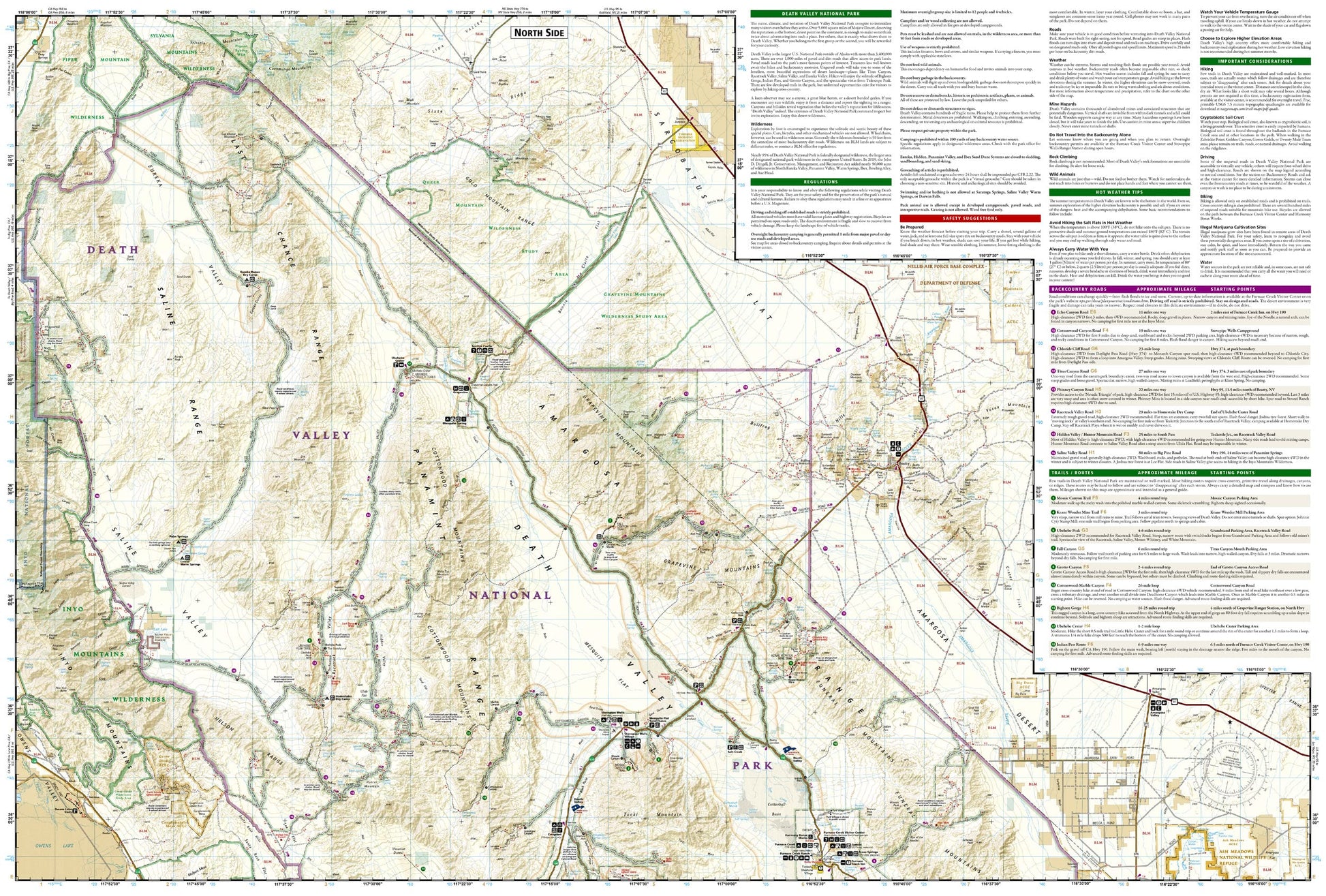 Death Valley National Park Map (National Geographic Trails Illustrated Map, 221)