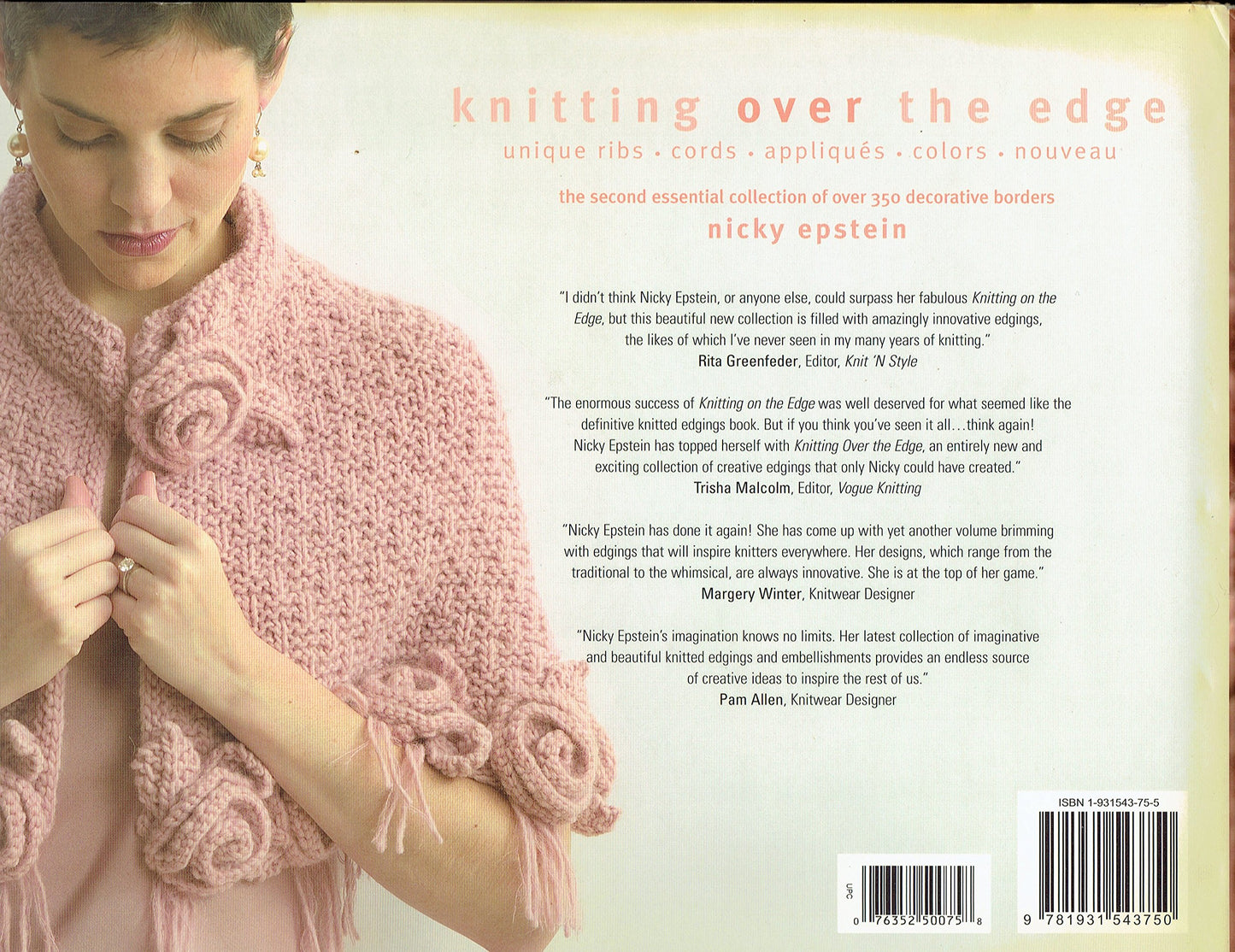 Knitting Over The Edge: Unique Ribs, Cords, Appliques, Colors, Nouveau