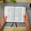 KJV Personal Size Large Print End-of-Verse Reference Bible, Pink Leathersoft, Red Letter, Comfort Print