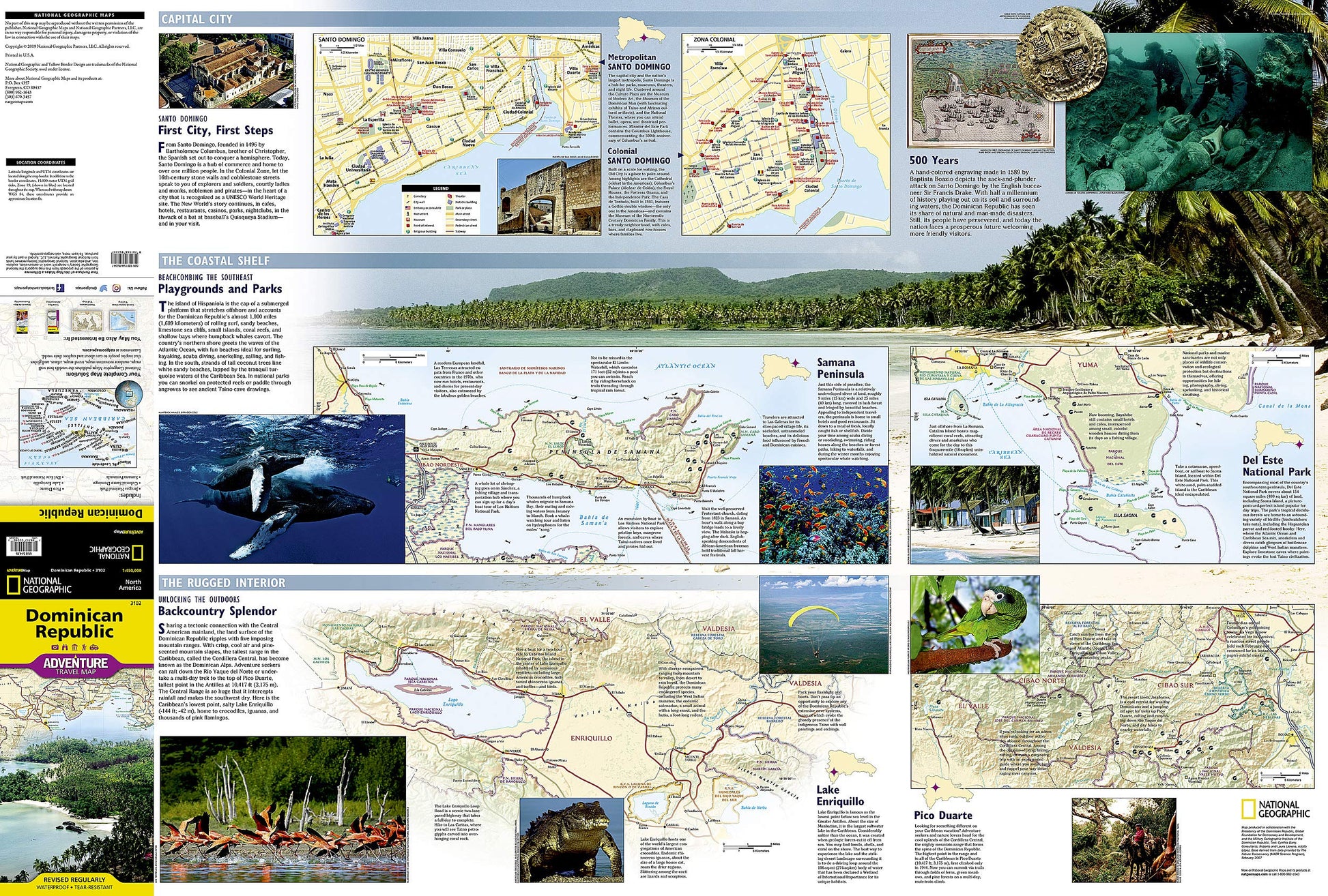 Dominican Republic Map (National Geographic Adventure Map, 3102)
