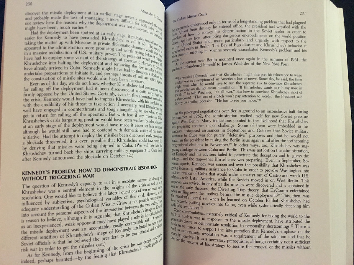 Avoiding War: Problems Of Crisis Management