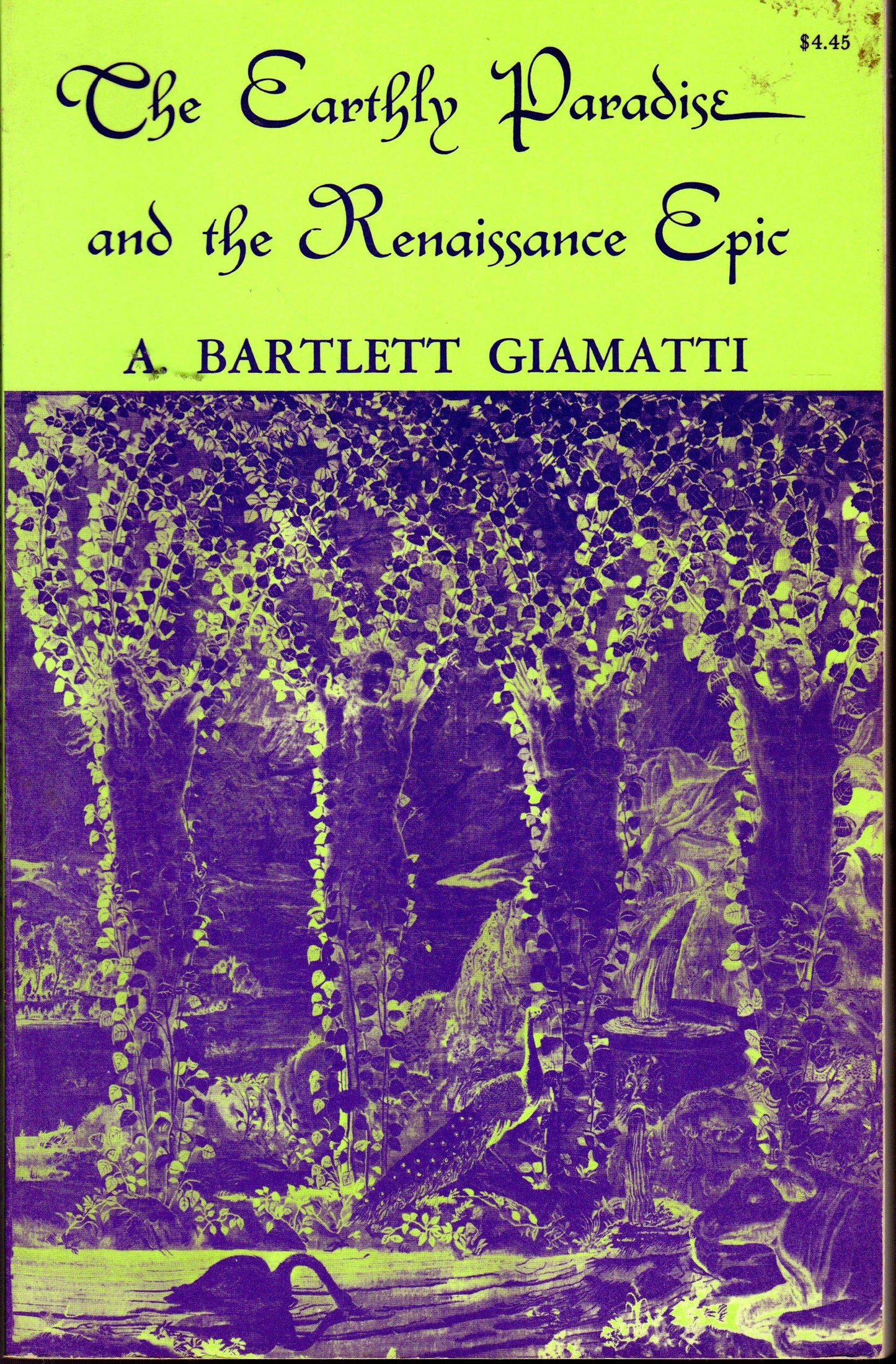 Earthly Paradise and the Renaissance Epic