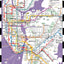 Streetwise Transitwise Map - Laminated New York Metropolitan Commuter Rail Map - Folding pocket size travel map with LIRR, NYC subway, NJ transit, path trains & Amtrak