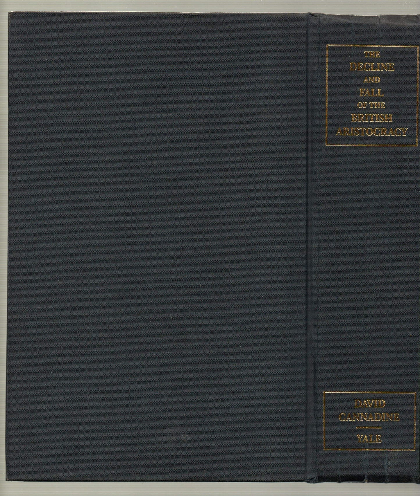 The Decline and Fall of the British Aristocracy by David Can