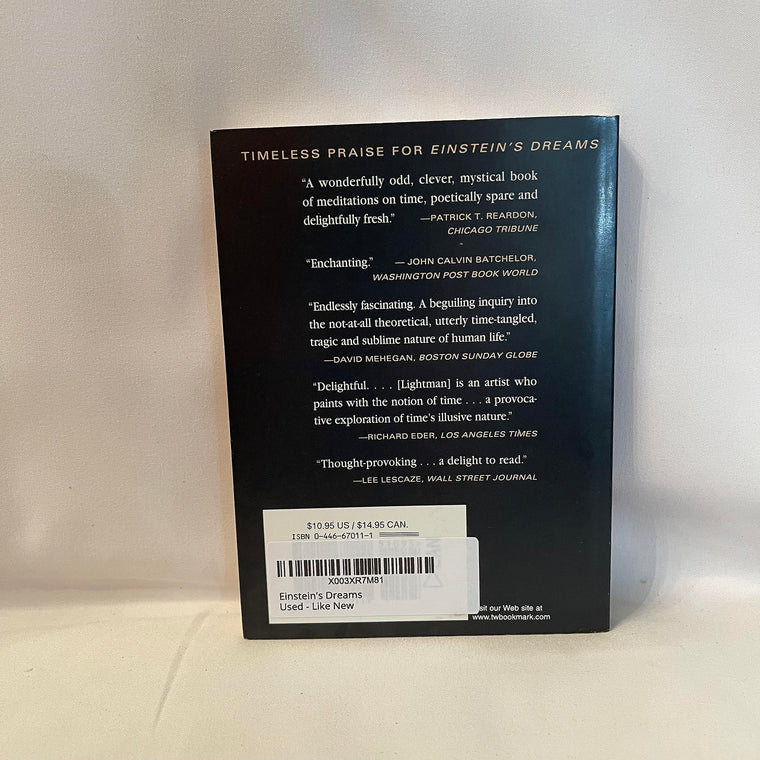 Einstein's Dreams — back cover