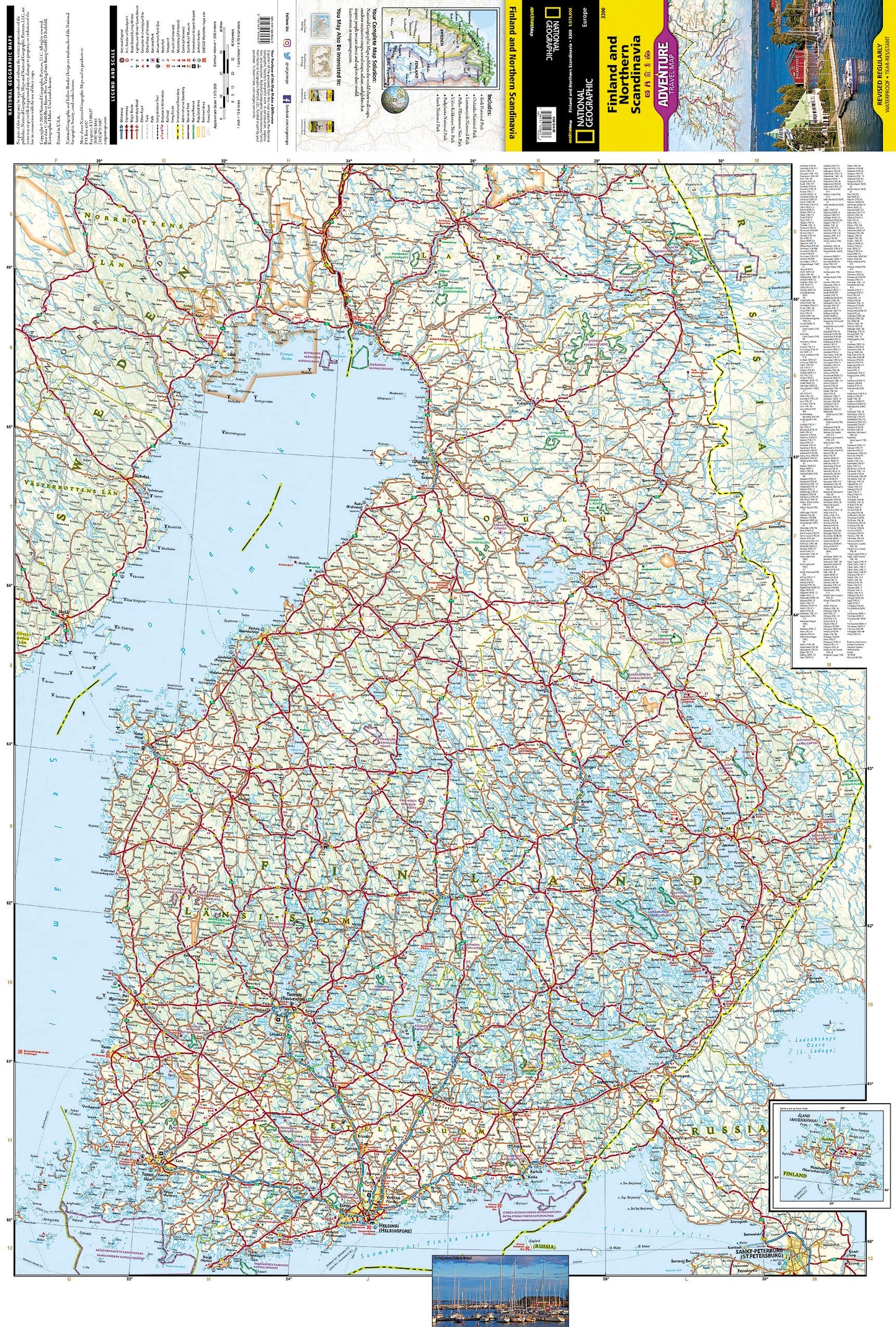 Finland and Northern Scandinavia Map (National Geographic Adventure Map, 3300)