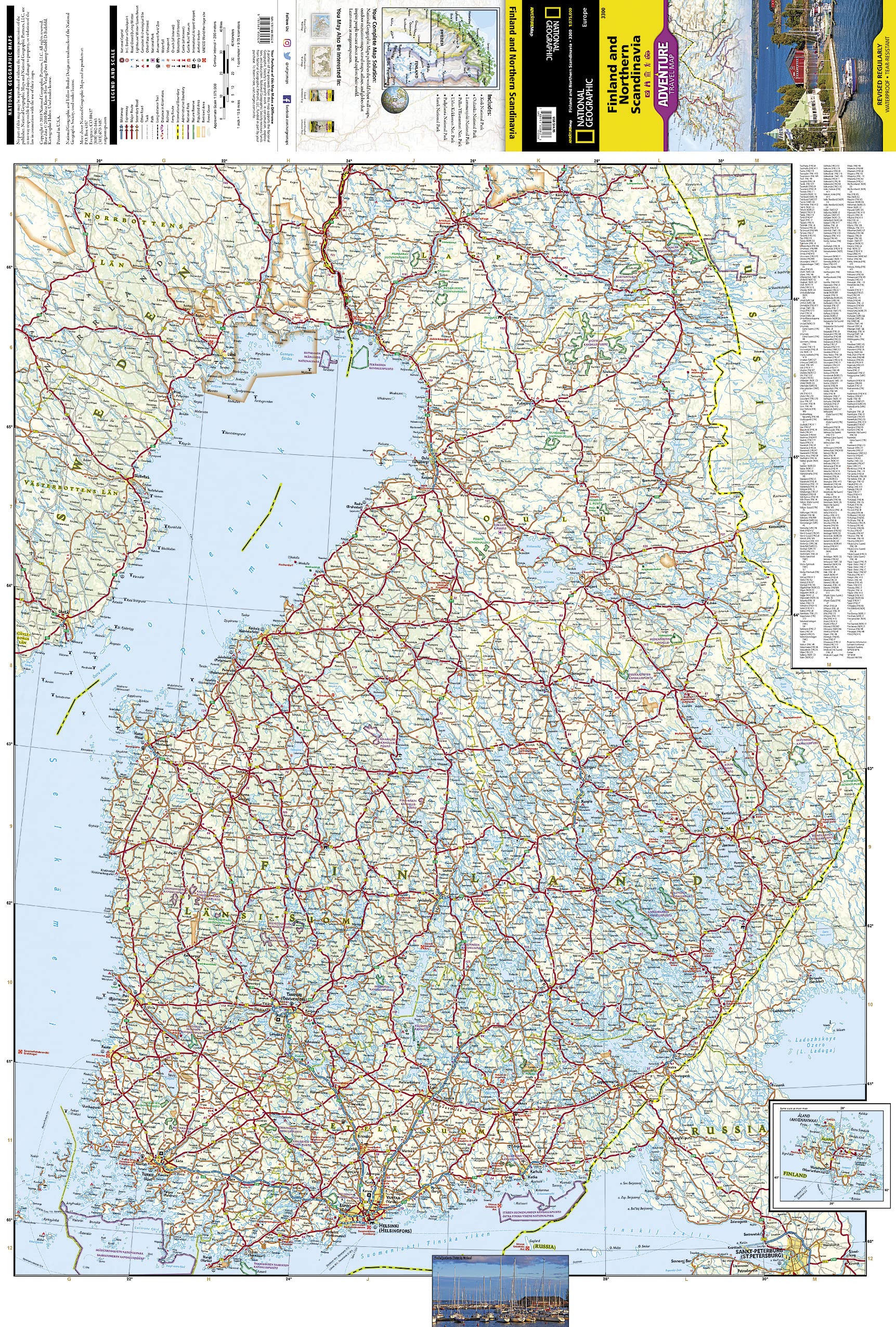 Finland and Northern Scandinavia Map (National Geographic Adventure Map, 3300)