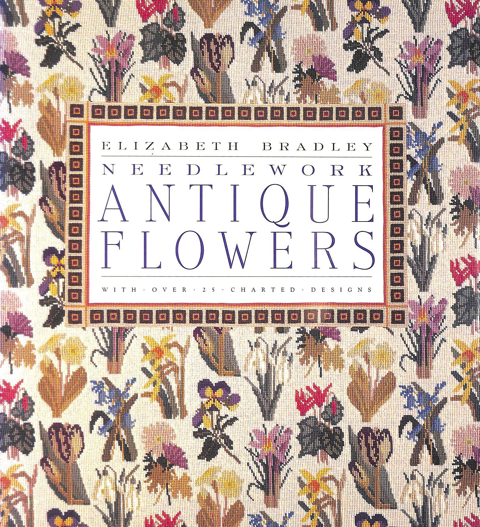 Antique Flowers In Needlepoint