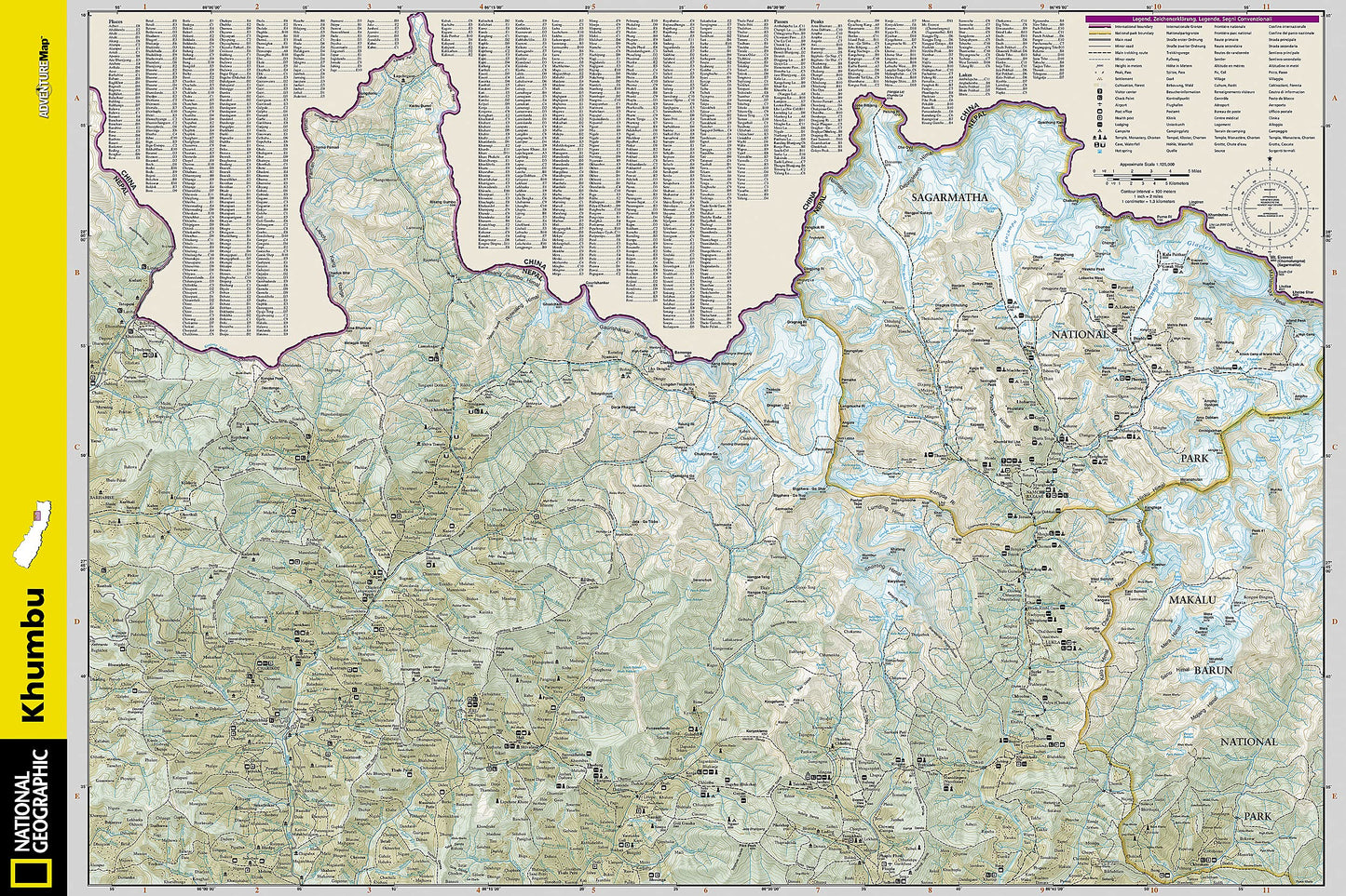 Khumbu Map [Nepal] (National Geographic Adventure Map, 3002)